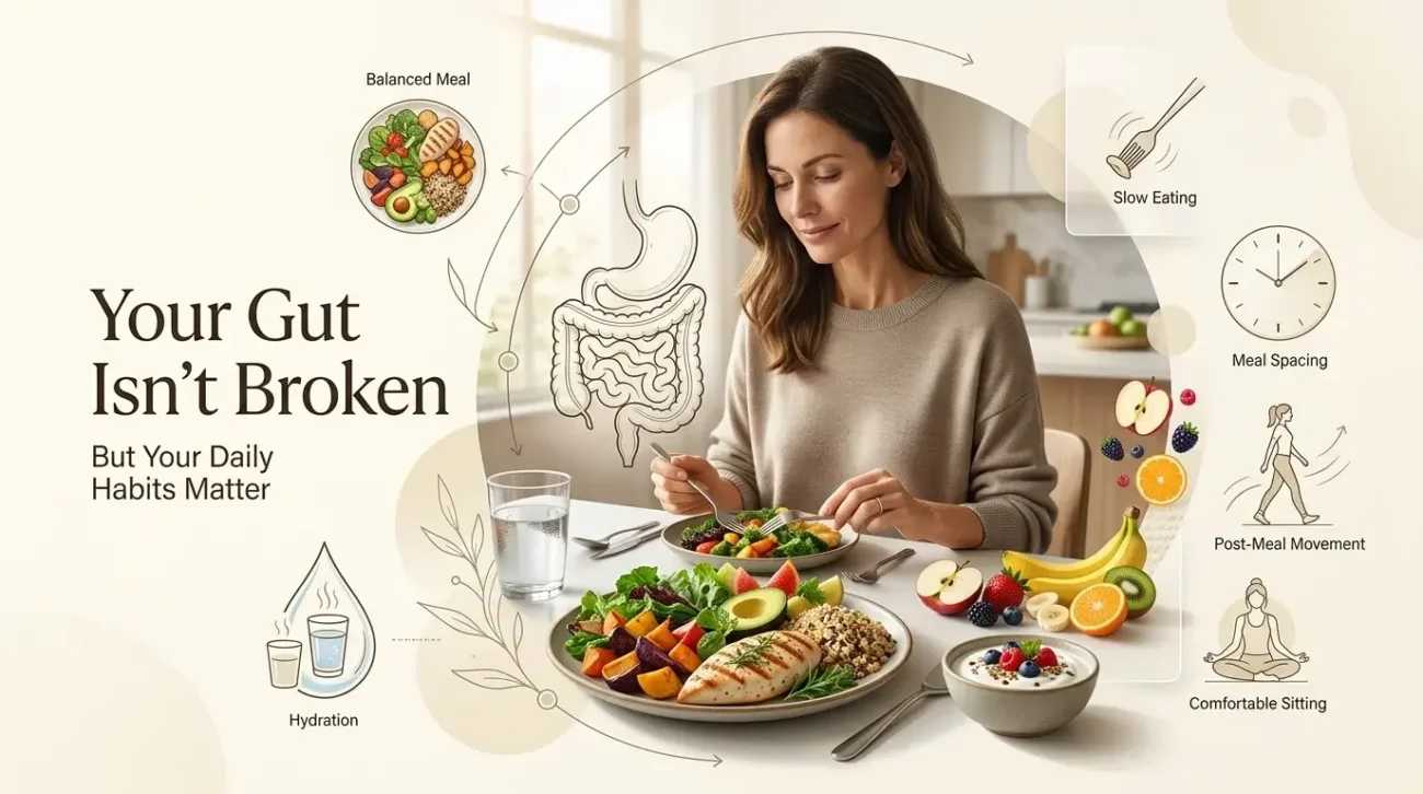 Your Gut Isn’t Broken, But Your Daily Habits Matter